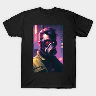 Abstract Cyberpunk Man T-Shirt